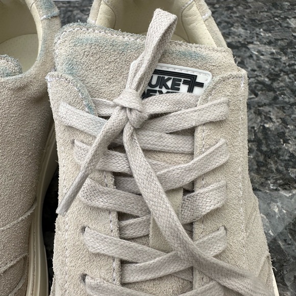 Duke And dexter Ritchie Off-White Sneaker US 7 Leather Suede Shoe . - Picture 5 of 11